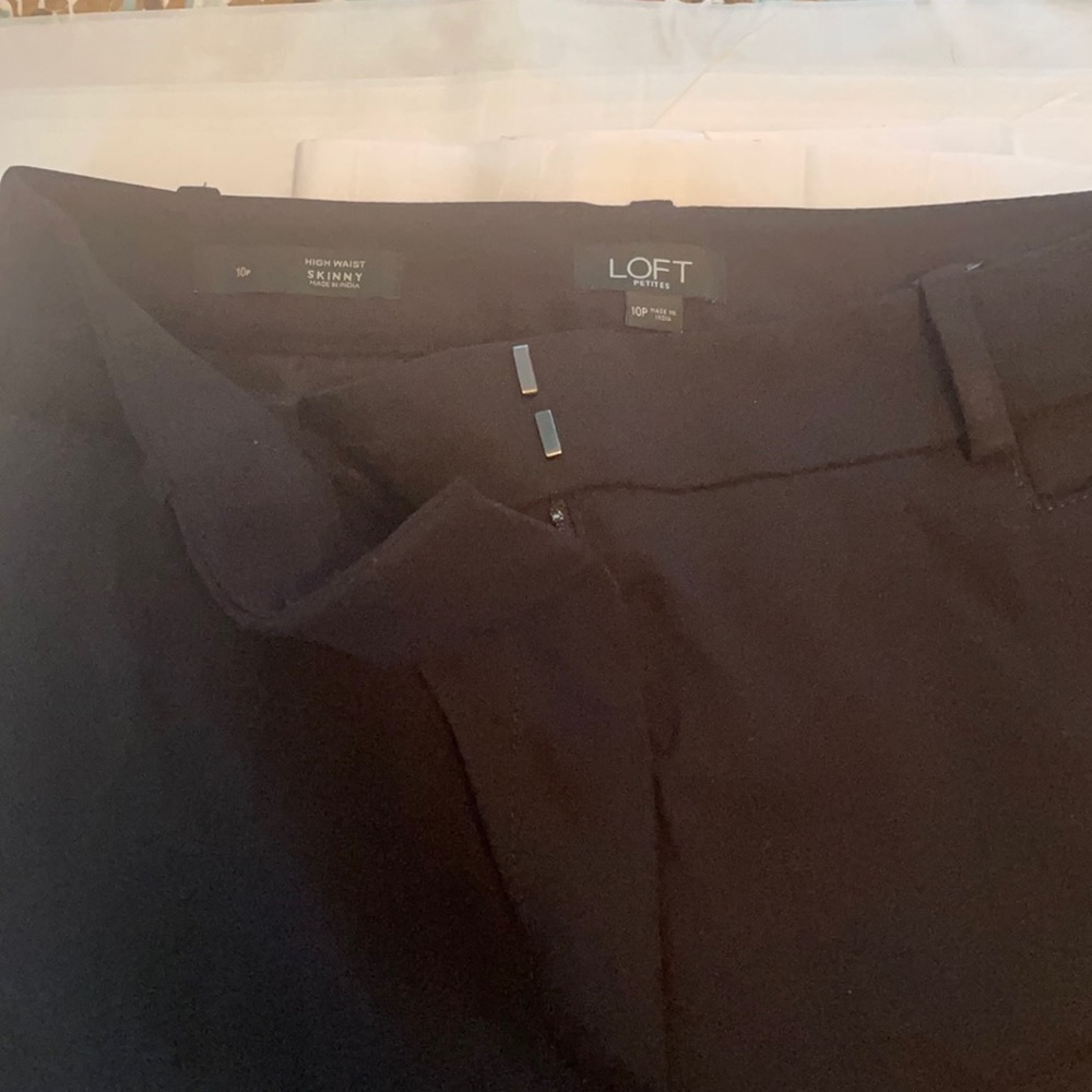 Loft high waist pants with stretch. Size 10petite
